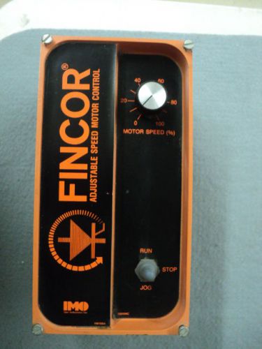 IMO Fincor 2610 DC Motor Drive Control Model 2611