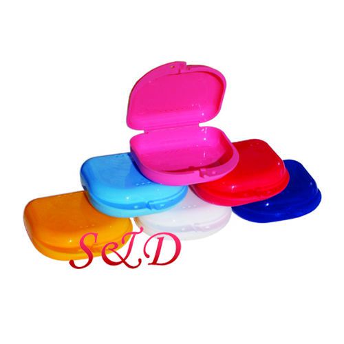 HOT Dentures box 50 BOX variety colors Collocation Vent-Lid Retainer Case CE