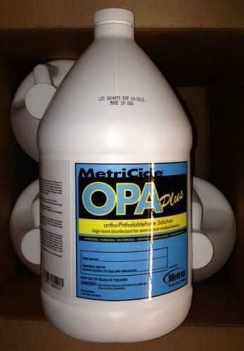 Metrex metricide opa plus #10-6000 case of 4 gallons in date for sale