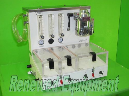 Vetequip impac6 veterinary anesthesia chamber isoflurane vaporizer #6 for sale