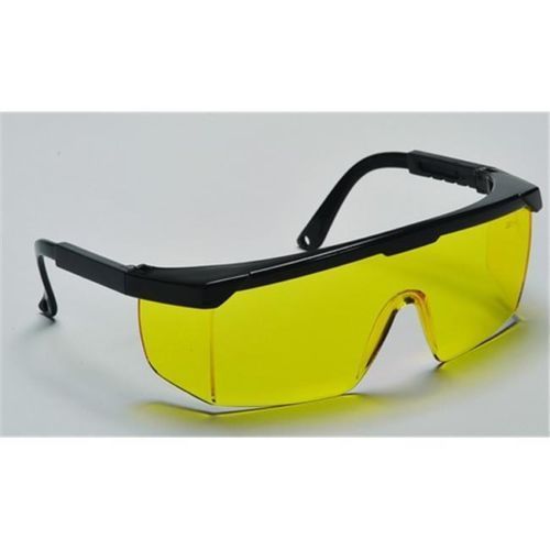 Hurricane Safety Glasses  Amber Lens / Black Frame - 1 CASE