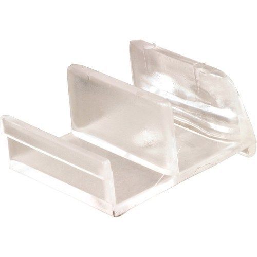 Prime-Line Products 193074 Shower Door Bottom Guide, Clear Acrylic