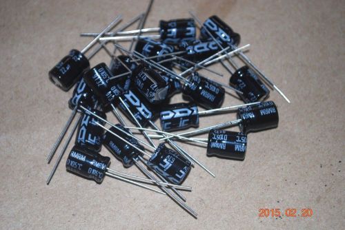 Lot of 20 pcs. 22 uf, 63vdc, 105 deg.cent. electrolytic capacitor. for sale