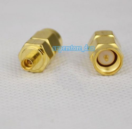 SMA male plug to MMCX female jack RF coaxial adapter connector