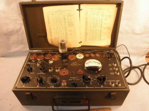 I-177-B Signal Corp Mutual Conductance Tube Tester-Exceptional Condition - NR