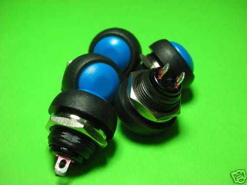 9pcs blue momentary off-(on) push button car switch,33b for sale