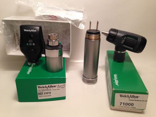 Welch Allyn Otoscope Ophthalmoscope with Macro Oto Rechargeable RN NP Medical MD