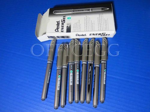Pentel energel nv liquid gel pens, medium point, black, nine for sale