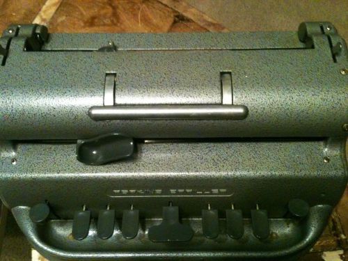 PERKINS LATE MODEL BRAILLER machine typewriter writer braille