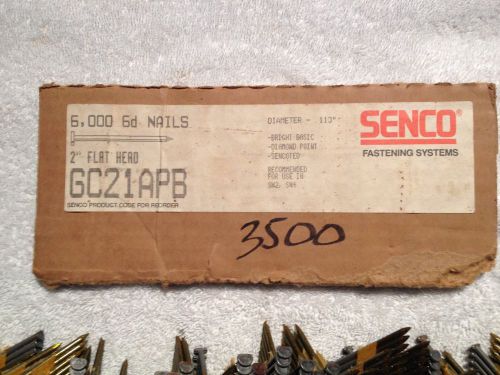 3500 Senco 6D 2 inch bright basic nail gun nails 34 degree paper tape