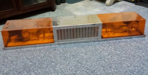 Sireno amber lightbar - vintage light bar - rare for sale