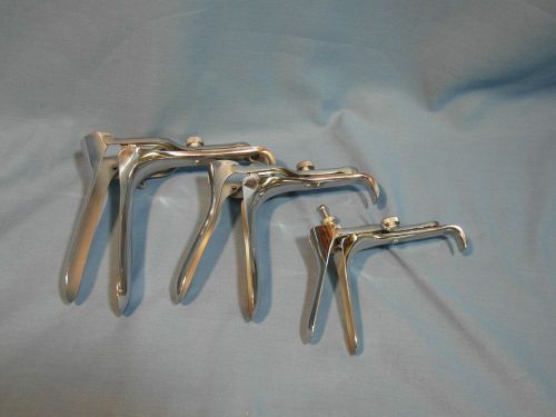OB/GYN Graves Vaginal Speculum Set Surgical Stainless Steel Sterilizable &#034;K-Medi