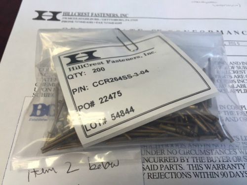 CCR264SS-3-04 stainless steel pop rivets - 1 lot of 198 pcs.