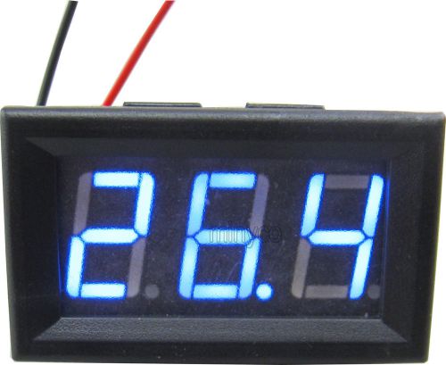 DC 25-80V blue led digital voltmeter voltage Monitor volt tester Measure gauge