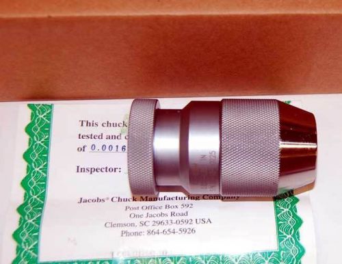 Jacobs model jkp 100-j33 .394&#034; high precision keyless drill chuck- tir .0016&#034; for sale