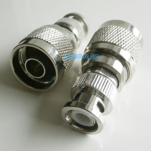1Pcs N male plug to BNC male plug RF coaxial adapter connector