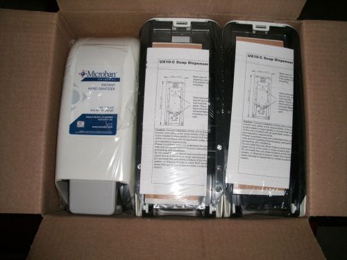 NEW  Lot of 6 Microban Original Instant Hand Sanitizer Dispensers wall mount