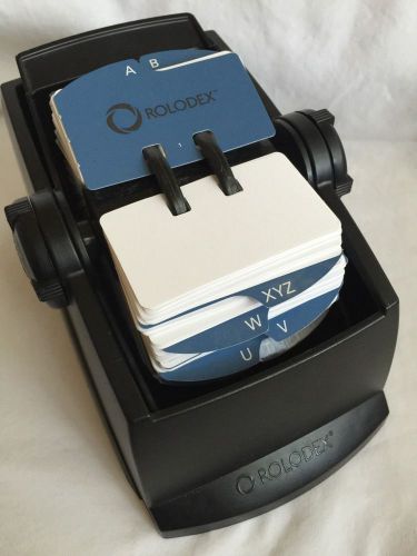 RARE Rolodex Mini R-550 Card File Index Rotary Address Approximately 250