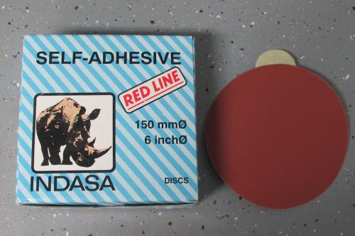 Royal Redline Self Adhesive 6 inch 150 Grit &#034;C&#034; Paper Discs - Box of 100