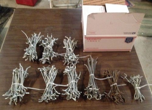 Vintage lot of 16+ lbs. of peg board hooks industrial, retail or garage for sale