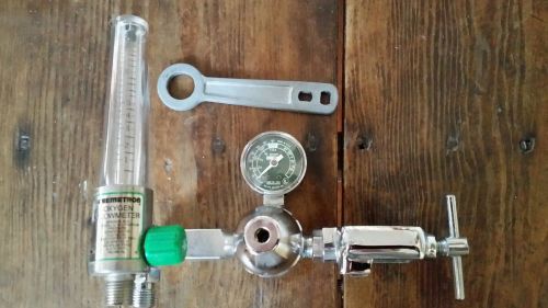 Chemetron oxygen flowmeter and medical oxygen regulator