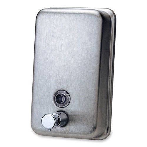 Genuine Joe Stainless Steel Soap Dispenser, Stainless steel
