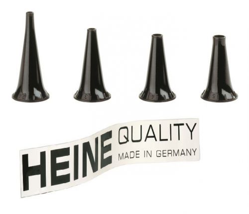 Brand New Heine Reusable Otoscope Tips for Mini 3000 series (Set of 4)