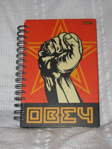 OBEY ANDRE GIANT PROPAGANDA INDUSTRIES SPIRAL NOTEBOOK JOURNAL  Shepard Fairey