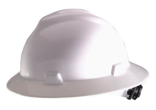 Safety Works LLC Full Brim V-Gard Hard Hat with Ratchet Suspension Set of 6