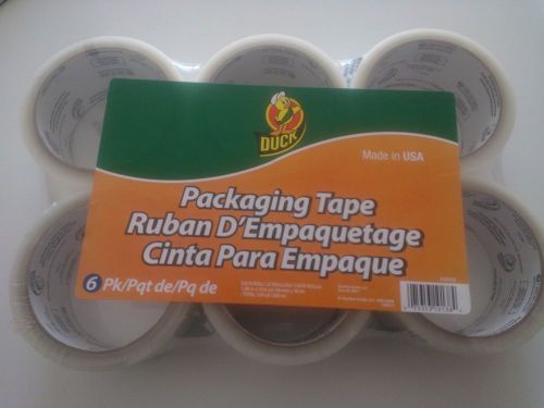 18 rolls quality packaging 2 mil box carton sealing tape (1.8&#034;x55 yd) for sale