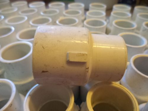 1&#034; x 3/4&#034; pvc sch 40 reducer coupling columbia lot of 68 for sale
