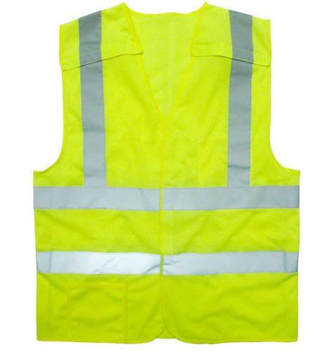 Cordova Flame Resistant 5 point Breakaway Class 2 Hi Vis Safety Vest - Large