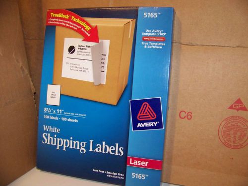 Avery 5165 Laser Labels, New