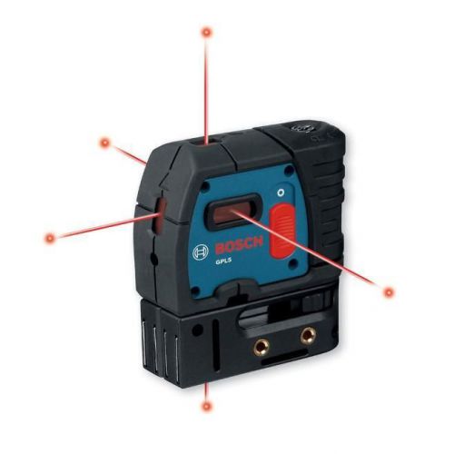 Bosch Self-Leveling 5-Point Plumb and Square Laser GPL 5S