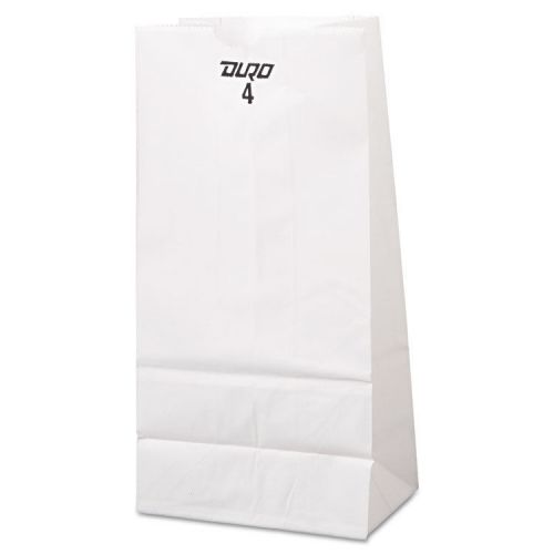 4# Paper Bag, 30lb, White, 5 x 3 1/3 x 9 3/4, 500/Pack