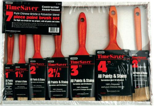 Linzer Brush Set Paint Stains Cleaning Polyester Walnut wood Art Wall Color Tint