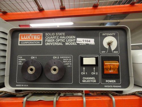 LUXTEC Lux 1150 Fiberoptic Halogen Light Source