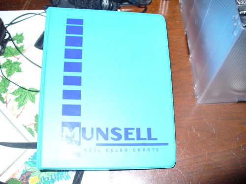 Munsell Soil Color Chart 2000 revised washable edition No field use