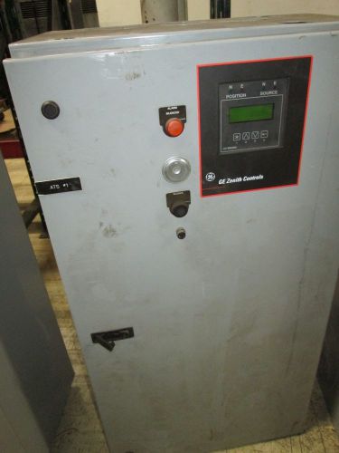 Ge / zenith automatic transfer switch zts2ul26ec-7 260a 277/480v 3ph 3w used for sale