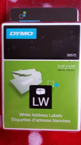 ~ DYMO 30572 LabelWriter Self-Adhesive Address Labels ~ 1 1/8- by 3 1/2-inch ~