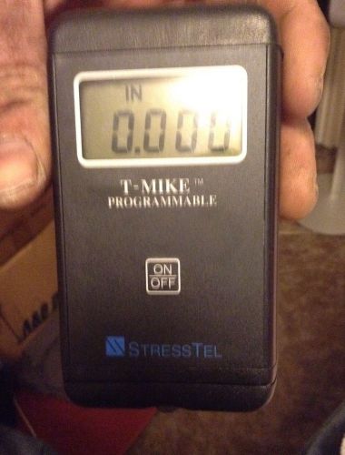 Stresstel T-Mike Programmable Thickness Gauge, Used, No Warranty
