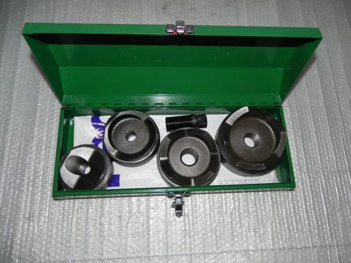 Greenlee 7304 knockout set 2 1/2&#034; to 4&#034; conduit size 7310, 767,746,800 with case for sale