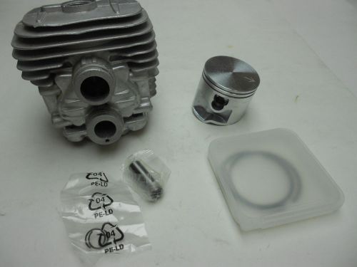 USED STIHL TS410 TS420 CYLINDER HEAD PISTON KIT WITH RINGS PIN CLIPS 50mm