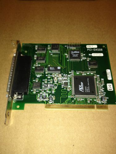 Measurement Computing PCI-DAS08 Board Card DAQ 8-Channel 12-Bit Analog Input