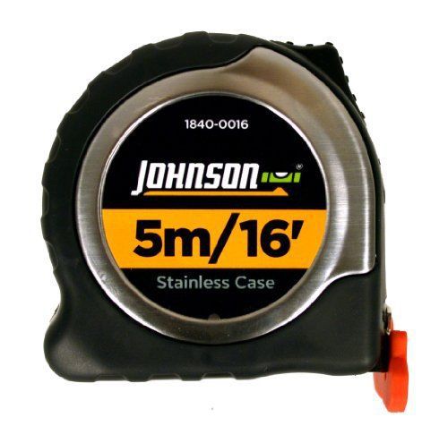 NEW Johnson Level &amp; Tool 1840-0016 Tape Measure Big J  16-Feet