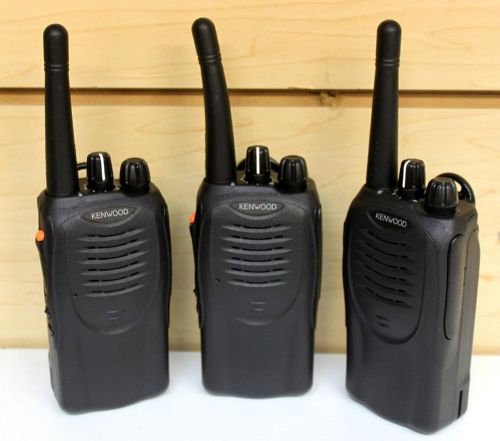 LOT OF 3 KENWOOD MODEL TK-3160 UHF FM TRANSCEIVERS  VERY GOOD CONDITION N/R.