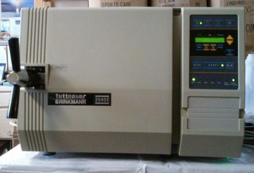 Tuttnauer Brinkmann 2540E sterilizer refurbished fully automatic autoclave