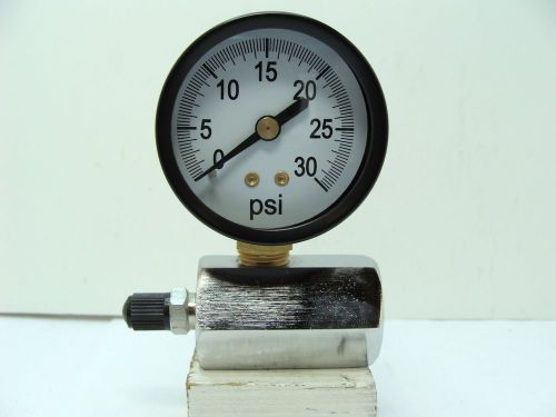 Gas test gauge gt series 2&#034; dial horizonta similar to jones stephens 30 psi 3/4&#034; for sale