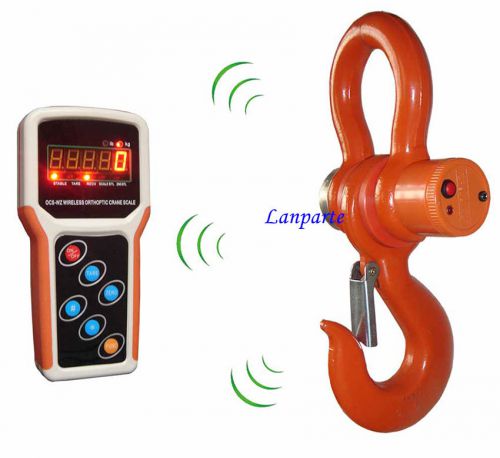 5T Digital Electronic Hanging Crane Scale With Wireless Handheld Meter 5000KG