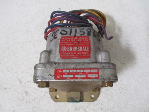 BARKSDALE D2H-A3 PRESSURE SWITCH *USED*